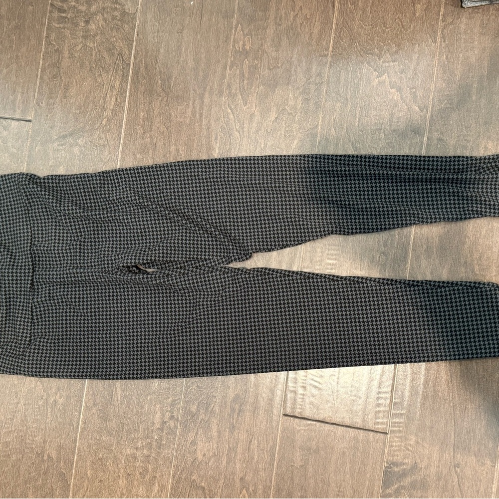 Hatch maternity Black and Gray houndstooth Patterned leggings